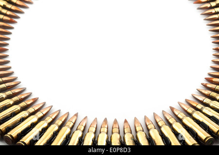 7,62 mm cartouche isolés. Banque D'Images