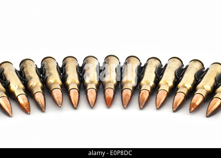 7,62 mm cartouche isolés. Banque D'Images