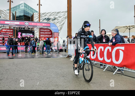 Belfast, Irlande du Nord. 10 mai 2014 - Philip Deignan (Irlande, l'équipe Sky) Banque D'Images