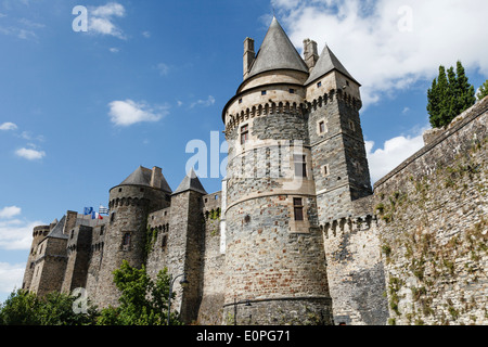 Château de Vitré, Vitré, Bretagne, France Banque D'Images