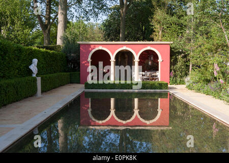 Chelsea, London, UK. 18 mai 2014. RHS Chelsea Flower Show 2014 Le BrandAlley jardin Renaissance, concepteur : Paul Hervey-Brookes parrain : BrandAlley Crédit : un jardin/Alamy Live News Banque D'Images