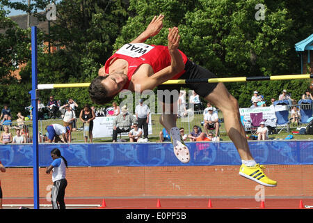 Loughborough, Royaume-Uni. 18 mai, 2014. Au cours de l'International Loughborough athlétisme à l'Université de Loughborough. Credit : Action Plus Sport/Alamy Live News Banque D'Images