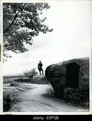 Mai 05, 1957 - L'Amérique rend hommage à ses soldats morts:la bataille à Gettisburg en Pennsylvanie, a été préservé comme un mémorial vivant pour les hommes qui ont donné leur vie au cours de la guerre civile. D'autres champs de bataille de cette période sont devenus l'état et le parc national. Banque D'Images