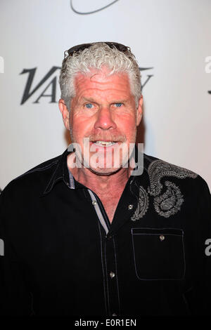 L'acteur Ron Perlman assiste à la 10e anniversaire de la relativité le déjeuner pendant le 67e Festival International du Film de Cannes à l'Hôtel du cap à cap d'Antibes, France, le 18 mai 2014. Photo : Hubert Boesl AUCUN SERVICE DE FIL Banque D'Images