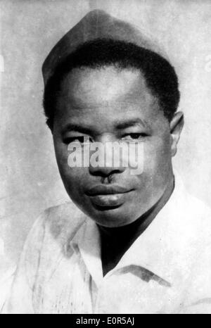 Portrait du Président du Cameroun Ahmadou Ahidjo Banque D'Images