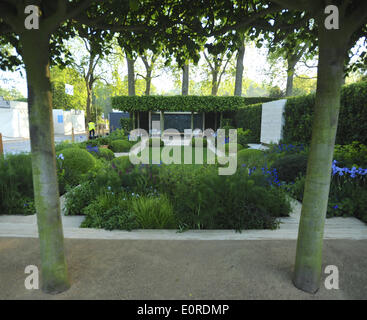 Chelsea, London, UK. 19 mai 2014. Le Télégraphe (le jardin conçu par Tommaso Del Buono et Paul) Gazerwitz au Chelsea Flower Show. Crédit : Michael Preston/Alamy Live News Banque D'Images