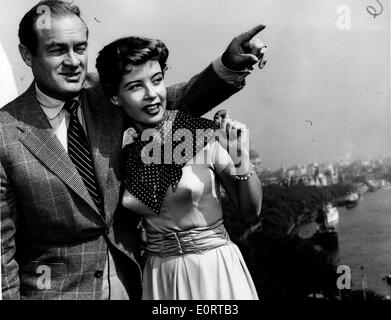Acteurs Bob Hope et Gloria DeHaven voir la vue Banque D'Images