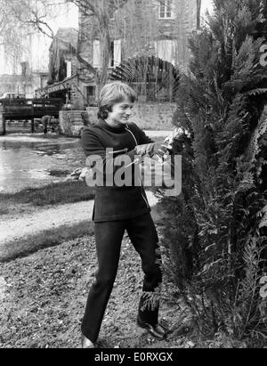 Chanteur Claude François à Dannemois à récupérer Banque D'Images