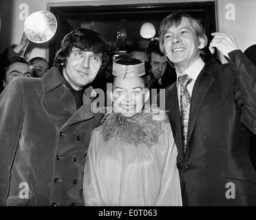 L'actrice Judy Garland avec mari Mickey Deans Banque D'Images