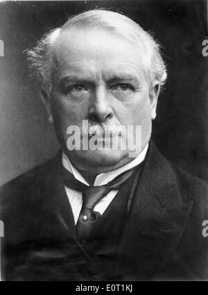 Portrait du premier ministre David Lloyd George Banque D'Images