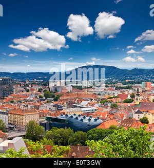 La ville autrichienne Graz Banque D'Images