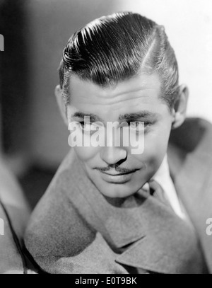 Clark Gable, acteur de cinéma américain, Close-Up Portrait, circa 1930 Banque D'Images