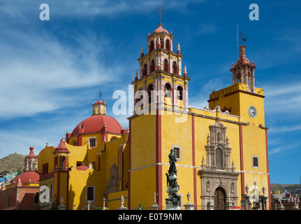 Basilique Notre Dame façade Guanajuato Mexique Banque D'Images