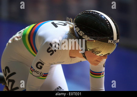 Rebecca James à la Coupe du Monde UCI 2013, Manchester Banque D'Images