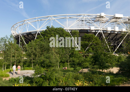 Le Queen Elizabeth Olympic Park - London - Stratford Banque D'Images