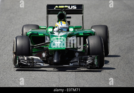 La formule un Grand Prix d'Espagne 2014 ---- Marcus Ericsson (SWE), Caterham CT05 Banque D'Images