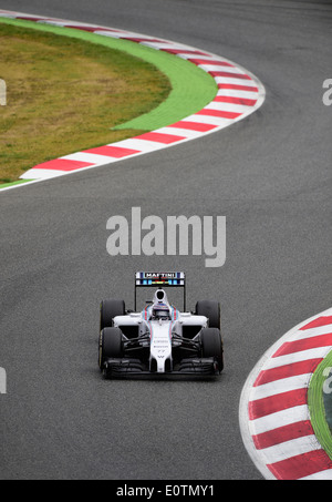 La formule un Grand Prix d'Espagne 2014 ---- Valtteri Bottas (FIN), Williams FW36 Banque D'Images