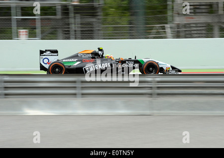 La formule un Grand Prix d'Espagne 2014 ---- Esteban Gutierrez (MEX), Sauber C33 Banque D'Images