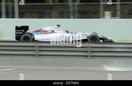 La formule un Grand Prix d'Espagne 2014 ---- Valtteri Bottas (FIN), Williams FW36 Banque D'Images