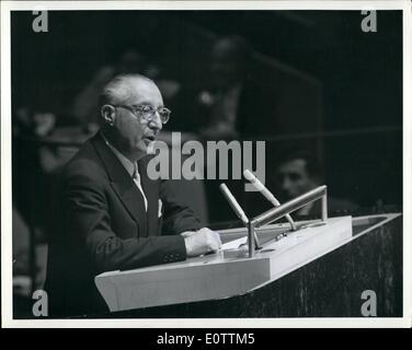 Septembre 09, 1960 - 13 Etats africains et des Nations Unies à Chypre a admis Ã¢â€" Organisation des Nations Unies, NEW YORK, le 20 septembre 1960 Ã¢â€" comme l'un des Banque D'Images