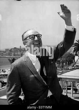 Acteur du film muet Harold Lloyd forme en vacances Banque D'Images