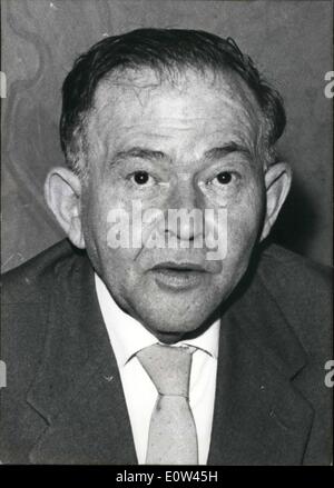 Avril 04, 1961 - Le témoin principal de l'Isrealean... dans le ministère public près de Eichmann - procès qui aura lieu le Banque D'Images