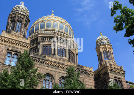 Nouvelle synagogue, Berlin, Allemagne Banque D'Images