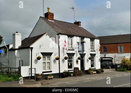 L'ours blanc public house à Tewkesbury, Gloucestershire, Angleterre Banque D'Images