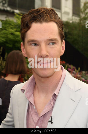 Londres, Royaume-Uni. 19 mai, 2014. Benedict Cumberbatch au RHS Chelsea Flower Show VIP et appuyez sur Jour dans l'enceinte de l'Hôpital Royal de Chelsea, Londres le 19 mai 2014 Crédit : KEITH MAYHEW/Alamy Live News Banque D'Images