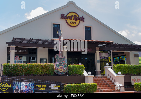 Hard Rock Cafe restaurant dans la ville de Malacca en Malaisie Banque D'Images