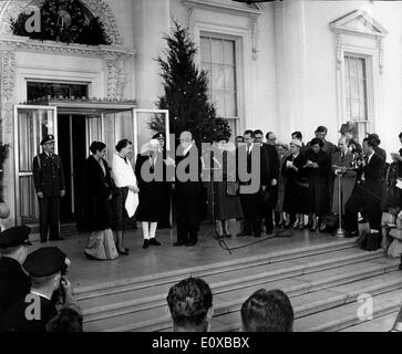 Premier Ministre de l'Inde, Indira Gandhi lors d'une manifestation à Washington Banque D'Images