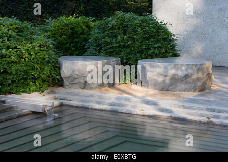 Chelsea Flower show : un jardin de Crédit Banque D'Images