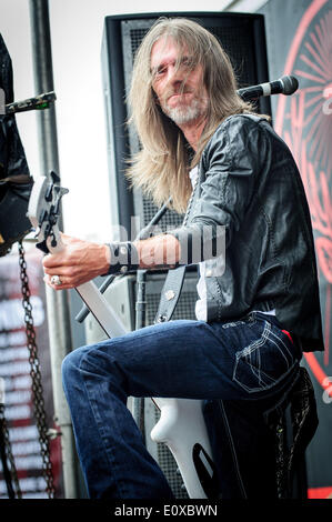 16 mai 2014 - Un supergroupe de heavy metal 'Kill Devil Hill' sur la scène du festival Rock sur la plage à Columbus, Ohio. Les membres de la bande : REX BROWN, JOHNNY KELLY, MARK ZAVON, DEWEY BRAGG (crédit Image : ©/ZUMAPRESS.com) Vidyashev Igor Banque D'Images