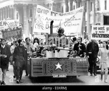 Anti-Vietnam rassemblement à Londres Banque D'Images