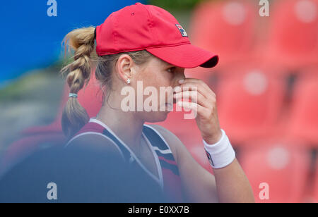 Nuremberg, Allemagne. 20 mai, 2014. Marina Erakovic de la Nouvelle-Zélande lors du match contre l'Allemagne à l'Kerber WTA Tour à Nuremberg, Allemagne, 20 mai 2014. Photo : DANIEL KARMANN/dpa dpa : Crédit photo alliance/Alamy Live News Banque D'Images