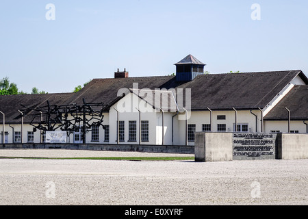 Germany, Bavaria, KZ-Gedenkstätte Dachau mémorial du camp de concentration de Dachau, près de Munich Site Banque D'Images