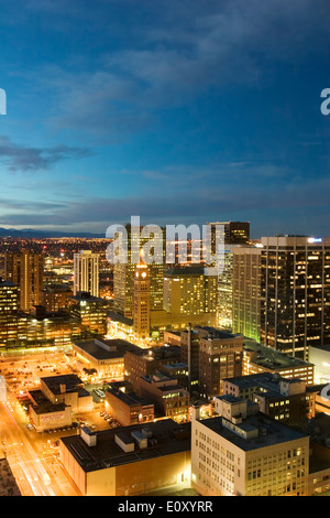 Skyline, Denver, Colorado USA Banque D'Images