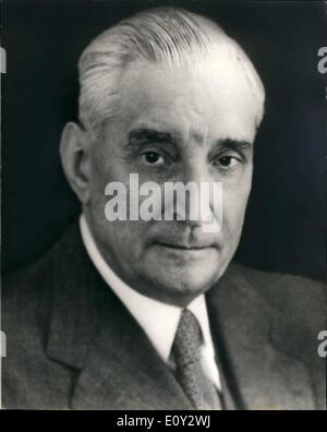 Septembre 09, 1968 - Dr Salazar le Premier ministre portugais luttant pour sa vie : Le Dr Antonio Salazar le 79 ans, Premier Ministre du Portugal Banque D'Images