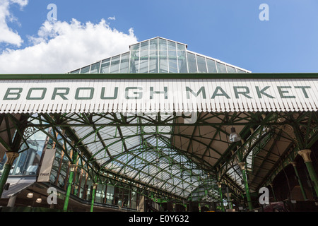 Entrée de Borough Market, près de London Bridge. Banque D'Images