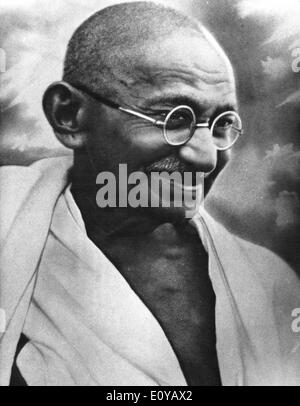 Leader politique et spirituel Mahatma Gandhi Banque D'Images