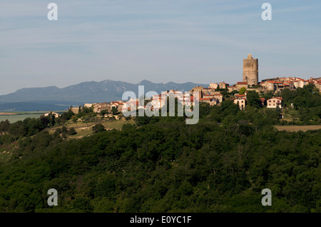 Village de Montpeyroux, Puy de Dôme, Auvergne, France, Europe Banque D'Images