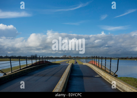 Royaume-uni, Angleterre, France, l'aviron d'Eton Dorney Lake Banque D'Images