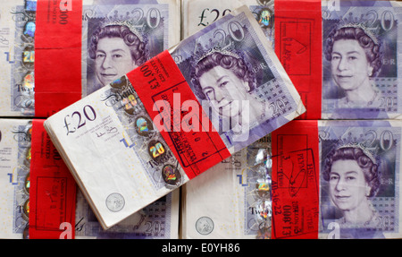 5000 ensemble de 20 livres livre de notes. Banque D'Images