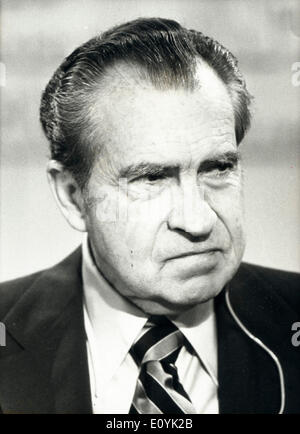 Jul 14, 1974 - Washington, District of Columbia, États-Unis - Richard Nixon (9 janvier 1913 - 22 avril 1994) a été le 37e Président Banque D'Images