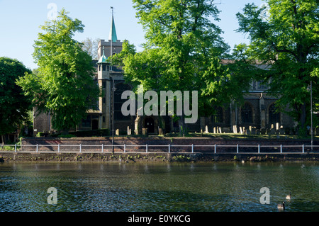 Royaume-uni, Angleterre, Londres, étangs Carshalton Banque D'Images