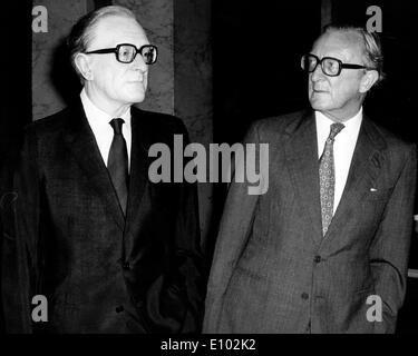 Peter Alexander Rupert Carington, 6e baron Carrington (né le 6 juin 1919) homme politique conservateur britannique. Banque D'Images