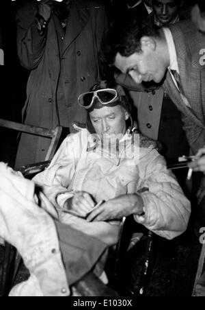 L'acteur James Stewart comme Charles Lindbergh en cinéma Banque D'Images