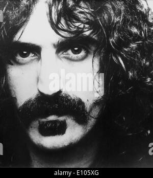 Portrait de musicien Frank Zappa Banque D'Images