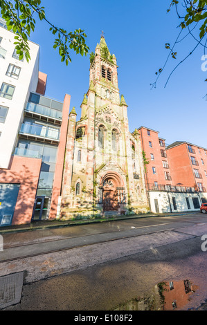 St Joseph's RC Church, maintenant fermé, dans la zone des docks connu localement comme Sailortown. Banque D'Images