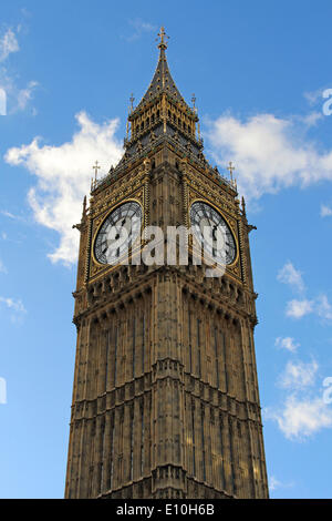 Londres : Big Ben (Elizabeth Tower) Banque D'Images